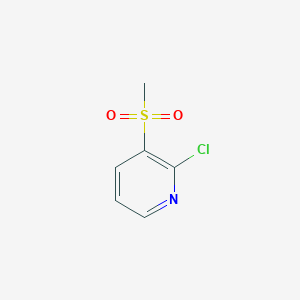 molecular formula C6H6ClNO2S B1590221 2-Chloro-3-(methylsulfonyl)pyridine CAS No. 70682-09-6