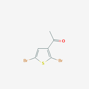 molecular formula C6H4Br2OS B1590236 3-Acetyl-2,5-dibromothiophene CAS No. 80775-39-9