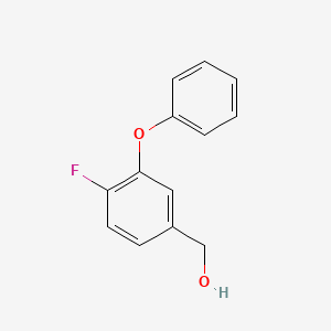 molecular formula C13H11FO2 B1590237 (4-氟-3-苯氧基苯基)甲醇 CAS No. 68359-53-5