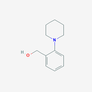 molecular formula C12H17NO B1590240 (2-哌啶-1-基-苯基)甲醇 CAS No. 87066-94-2