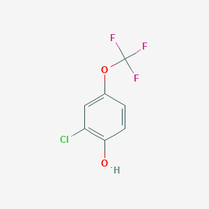 molecular formula C7H4ClF3O2 B1590242 2-Chloro-4-(trifluoromethoxy)phenol CAS No. 70783-75-4