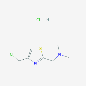 molecular formula C7H12Cl2N2S B1590244 2-Dimethylaminomethyl-4-thiazolylmethylchloride hydrochloride CAS No. 82586-71-8