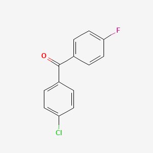 molecular formula C13H8ClFO B1590260 (4-Chlorophenyl)(4-fluorophenyl)methanone CAS No. 2069-48-9