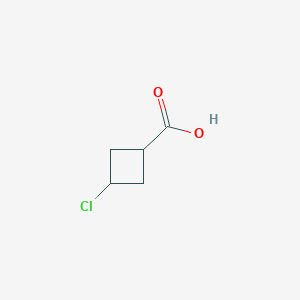 molecular formula C5H7ClO2 B1590261 3-氯环丁烷羧酸 CAS No. 35207-71-7