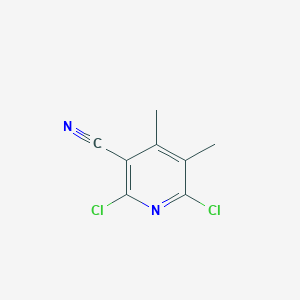 molecular formula C8H6Cl2N2 B1590262 2,6-Dichloro-4,5-dimethylpyridine-3-carbonitrile CAS No. 56704-30-4