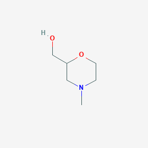 molecular formula C6H13NO2 B1590265 (4-甲基吗啉-2-基)甲醇 CAS No. 40987-46-0
