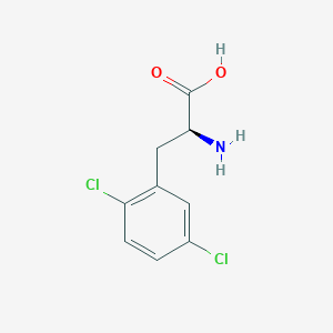 molecular formula C9H9Cl2NO2 B1590270 (S)-2-氨基-3-(2,5-二氯苯基)丙酸 CAS No. 754971-91-0