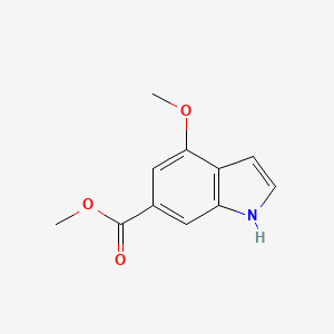 molecular formula C11H11NO3 B1590277 4-甲氧基-1H-吲哚-6-甲酸甲酯 CAS No. 41082-79-5
