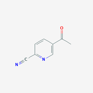 molecular formula C8H6N2O B1590281 5-Acetyl-2-cyanopyridine CAS No. 249583-84-4