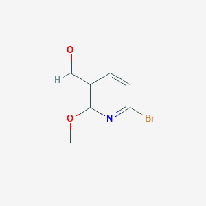 molecular formula C7H6BrNO2 B1590286 6-Bromo-2-methoxynicotinaldehyde CAS No. 58819-88-8