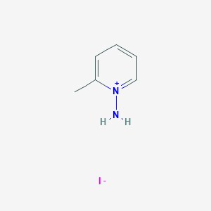 molecular formula C6H9IN2 B1590289 1-氨基-2-甲基吡啶鎓碘 CAS No. 7583-90-6