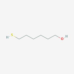 molecular formula C6H14OS B159029 6-Mercapto-1-hexanol CAS No. 1633-78-9