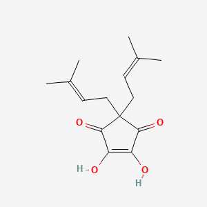 molecular formula C15H20O4 B1590293 Hulupinic acid CAS No. 1891-42-5