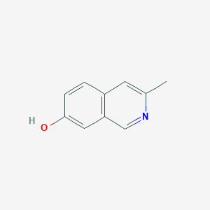 molecular formula C10H9NO B1590295 3-甲基异喹啉-7-醇 CAS No. 63485-73-4