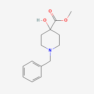 molecular formula C14H19NO3 B1590298 Methyl 1-benzyl-4-hydroxypiperidine-4-carboxylate CAS No. 60437-30-1