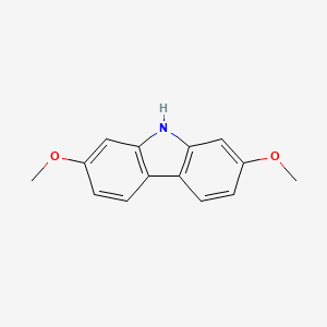 molecular formula C14H13NO2 B1590300 2,7-Dimethoxy-9h-carbazole CAS No. 61822-18-2