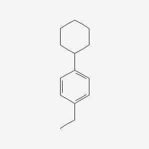 molecular formula C14H20 B1590307 1-Cyclohexyl-4-ethylbenzene CAS No. 4501-39-7