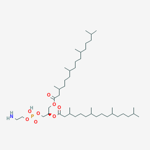 molecular formula C45H90NO8P B159031 1,2-Diphytanoyl-sn-glycero-3-phosphoethanolamine CAS No. 201036-16-0