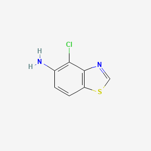 molecular formula C7H5ClN2S B1590310 4-Chlorobenzo[d]thiazol-5-amine CAS No. 70202-01-6