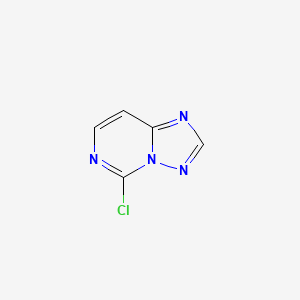 molecular formula C5H3ClN4 B1590318 5-Chloro-[1,2,4]triazolo[1,5-c]pyrimidine CAS No. 76044-36-5