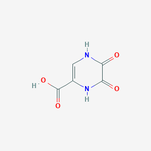 molecular formula C5H4N2O4 B1590319 5,6-Dihydroxypyrazine-2-carboxylic acid CAS No. 77168-80-0