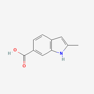 molecular formula C10H9NO2 B1590320 2-Methyl-1H-indole-6-carboxylic acid CAS No. 73177-33-0