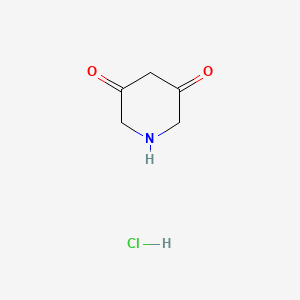 molecular formula C5H8ClNO2 B1590322 Piperidine-3,5-dione hydrochloride CAS No. 74647-23-7