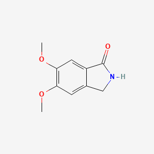 molecular formula C10H11NO3 B1590327 5,6-Dimethoxyisoindolin-1-one CAS No. 59084-72-9
