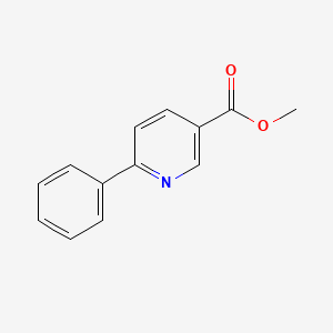 molecular formula C13H11NO2 B1590345 甲基6-苯基烟酸酯 CAS No. 4634-13-3