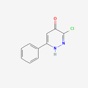 molecular formula C10H7ClN2O B1590347 3-Chloro-6-phenylpyridazin-4-OL CAS No. 89868-13-3