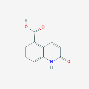 molecular formula C10H7NO3 B1590348 2-Hydroxyquinoline-5-carboxylic acid CAS No. 83734-43-4