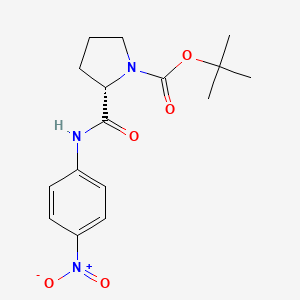 (S)-tert-Butyl 2-((4-nitrophenyl)carbamoyl)pyrrolidine-1-carboxylate