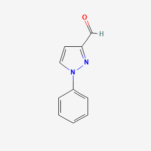 molecular formula C10H8N2O B1590352 1-phenyl-1H-pyrazole-3-carbaldehyde CAS No. 40261-59-4