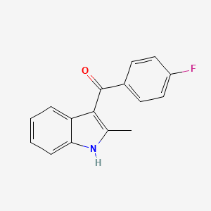 molecular formula C16H12FNO B1590356 2-Methyl-3-(4'-fluorobenzoyl)indole CAS No. 26206-00-8