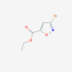 molecular formula C6H6BrNO3 B1590362 Ethyl 3-bromoisoxazole-5-carboxylate CAS No. 105174-97-8