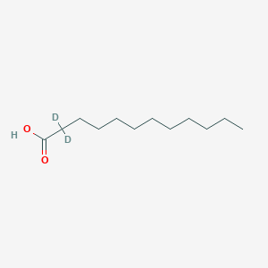 molecular formula C12H24O2 B1590374 Dodecanoic-2,2-D2 acid CAS No. 64118-39-4