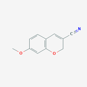 molecular formula C11H9NO2 B1590376 7-Methoxy-2H-chromene-3-carbonitrile CAS No. 57543-70-1
