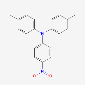 molecular formula C20H18N2O2 B1590378 4-Methyl-N-(4-nitrophenyl)-N-(p-tolyl)aniline CAS No. 20440-92-0