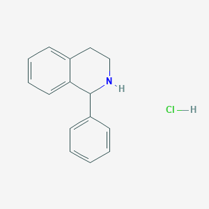 molecular formula C15H16ClN B1590380 1-Phenyl-1,2,3,4-tetrahydroisoquinoline hydrochloride CAS No. 5464-92-6