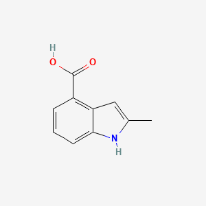 molecular formula C10H9NO2 B1590381 2-Methyl-1H-indole-4-carboxylic acid CAS No. 34058-50-9