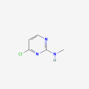 molecular formula C5H6ClN3 B1590387 4-Chloro-N-methylpyrimidin-2-amine CAS No. 22404-46-2