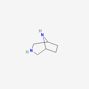 molecular formula C6H12N2 B1590389 3,8-Diazabicyclo[3.2.1]octane CAS No. 280-06-8