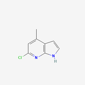 molecular formula C8H7ClN2 B1590396 6-chloro-4-methyl-7-azaindole CAS No. 4894-29-5