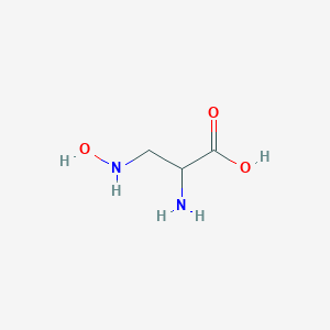 molecular formula C3H8N2O3 B015904 D,L-2-Amino-3-(hydroxyamino)propionic Acid CAS No. 5854-94-4