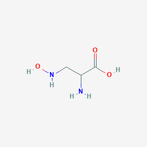 molecular formula C3H8N2O3 B015904 2-Amino-3-(hydroxyamino)propanoic acid CAS No. 5854-94-4