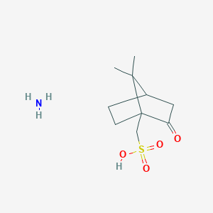 molecular formula C10H19NO4S B1590411 (1R)-(-)-10-Camphorsulfonic acid ammonium salt CAS No. 82509-30-6