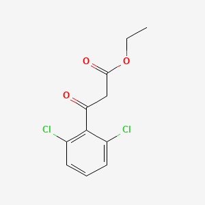 molecular formula C11H10Cl2O3 B1590412 3-(2,6-二氯苯基)-3-氧代丙酸乙酯 CAS No. 72835-87-1
