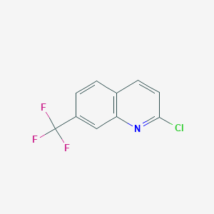 molecular formula C10H5ClF3N B1590414 2-Chloro-7-(trifluoromethyl)quinoline CAS No. 83183-56-6
