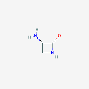 molecular formula C3H6N2O B1590428 (S)-3-Aminoazetidin-2-one CAS No. 80582-10-1