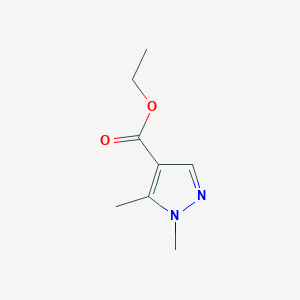 molecular formula C8H12N2O2 B1590429 ethyl 1,5-dimethyl-1H-pyrazole-4-carboxylate CAS No. 85290-77-3